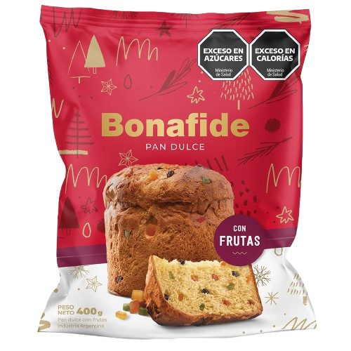 Pan Dulce con frutas x 400g.